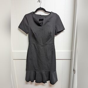 Banana Republic Charcoal Midi Dress